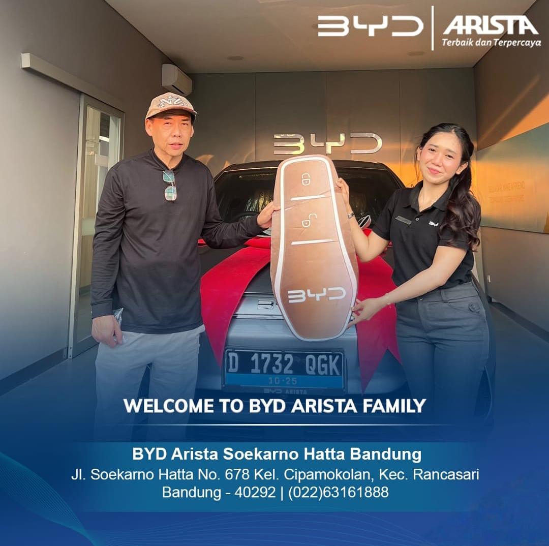 Delivery moment BYD M6, Terimakasih bp.Y telah mempercayakan BYD nya sama Artha